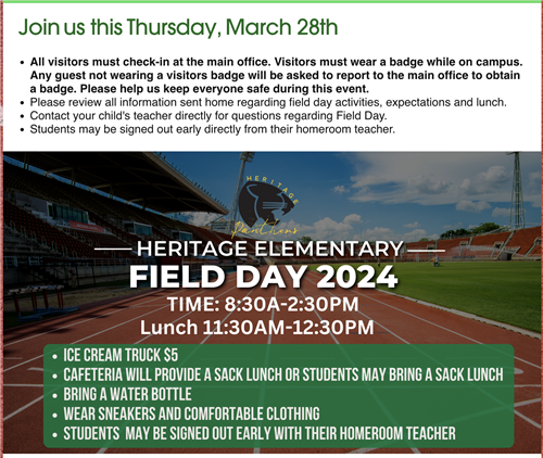 Field Day March 28, 2024